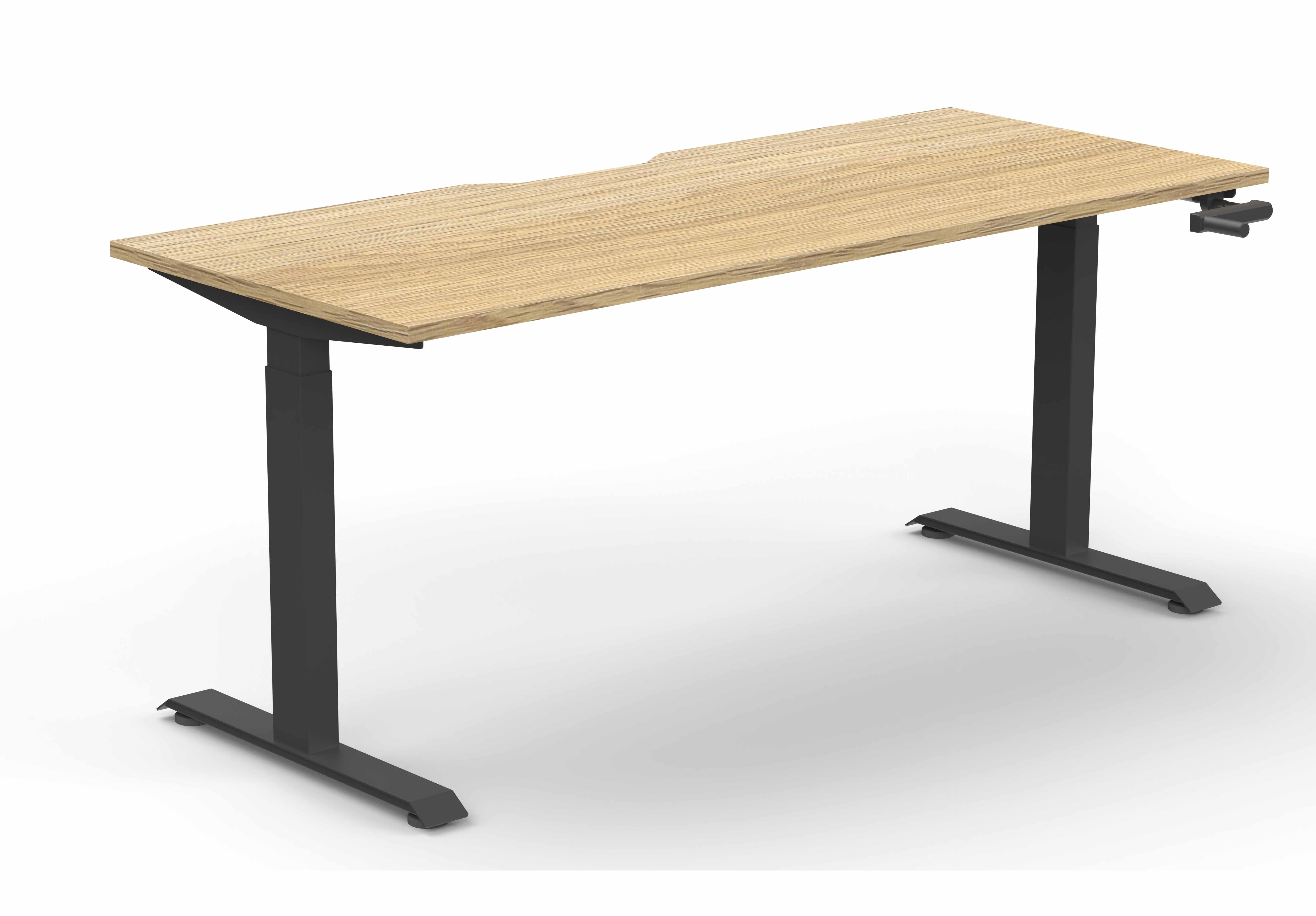 Boost Manual Sit-Stand Single Sided Workstation